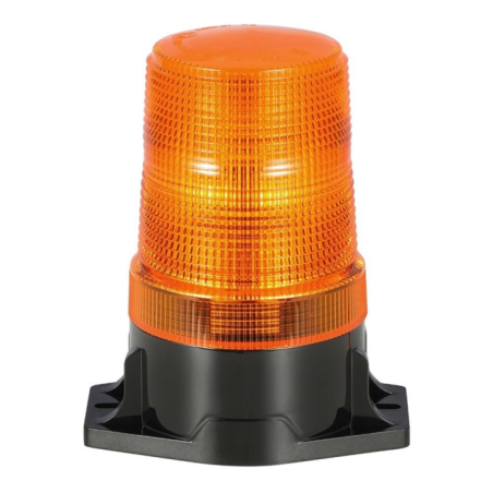 Lampeggiante LED base piana 10-110V DC