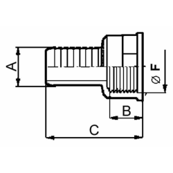 RACC PORTAG DIRITTO FILETTO F