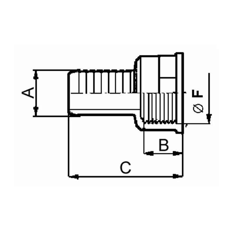 RACC PORTAG DIRITTO FILETTO F