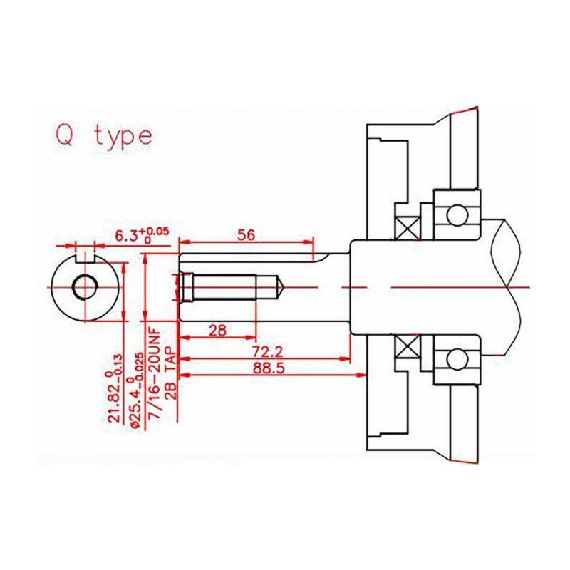Motore a 4 tempi OHV 270cc. 9,0hp