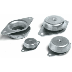 SUPPORTO ANTIVIBRANTE Ø 120 CON DADO M24