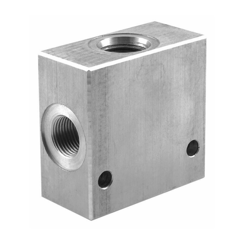 CORPO IN ALLUMINIO PER VALVOLE ELETTRICHE A 3 VIE