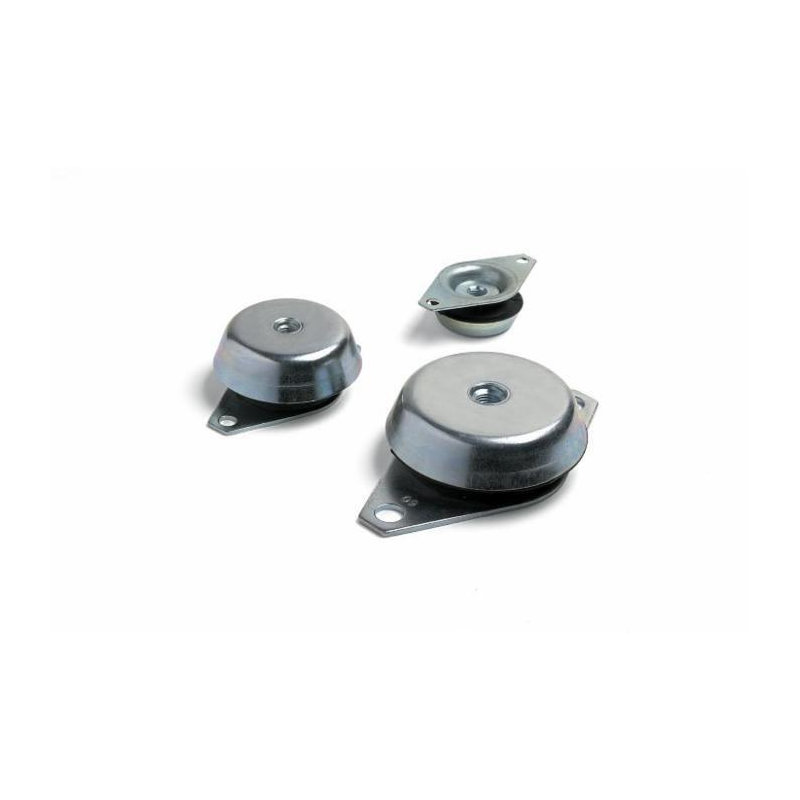 SUPPORTO ANTIVIBRANTE A CAMPANA CON ANTISTRAPPO Ø 120 M16