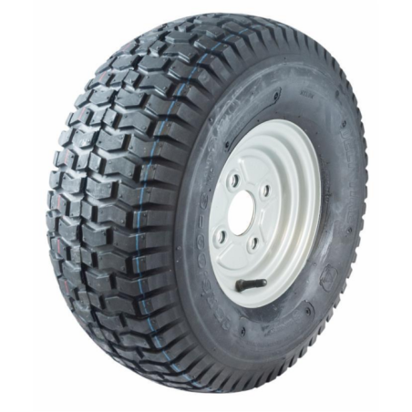 RUOTA PNEUMATICA 16X6.50-8" CON CERCHIO A 4 FORI FIAT