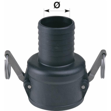 Accoppiatore femmina / Portagomma