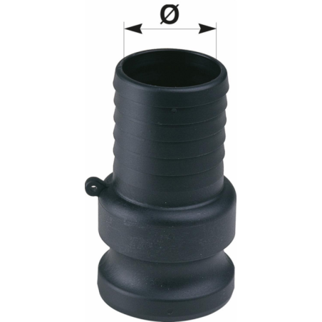 Accoppiatore maschio / Portagomma