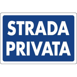 CARTELLO SEGNALETICA PLASTICA 30X20