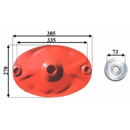 DISCO FALCIANTE ADATTABILE FORT-MORRA