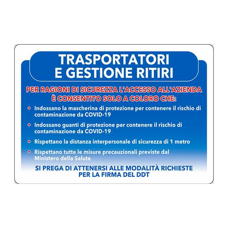 SEGNALETICA COVID-19