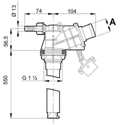 Idroeiettore Ø 40 mm