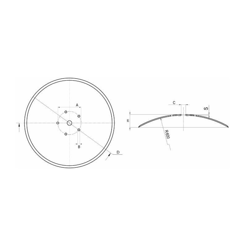 DISCO PER COLTIVATORE