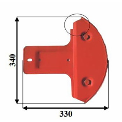 PATTINO FALCIATRICE ROTATIVA ORIGINALE KUHN