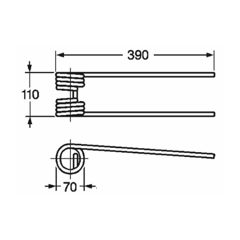 DENTE GIRELLO ORIGINALE KUHN