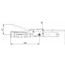 LEVA ARRESTO MOTORE BENZINA Ø 22MM