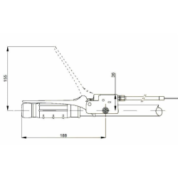 LEVA ARRESTO MOTORE PER DIESEL Ø 22 MM
