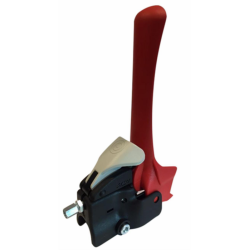 LEVA ARRESTO MOTORE CON CORSA CAVO 25MM, Ø TUBO 22MM