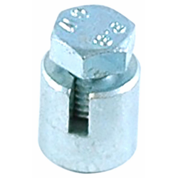 MORSETTO SERRAFILO CON UNA VITE IN TESTA E BARILOTTO FRESATO