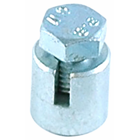 MORSETTO SERRAFILO CON UNA VITE IN TESTA E BARILOTTO FRESATO