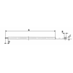 ASSE PORTA DISCHI PER FRANGIZOLLE