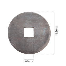 FLANGIA PER ASSE FRANGIZOLLE