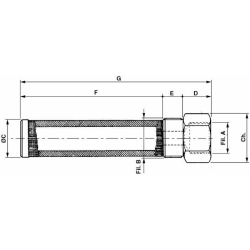 FILTRO IN ASPIRAZIONE DA 1/2"- 1" FILTRAZIONE 250/270µ