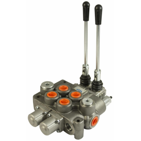 DISTRIBUTORE WALVOIL MODELLO SD5 A 2 LEVE 1ª DOPPIO EFFETTO 2ª DOPPIO EFFETTO FLOTTANTE 40 LITRI