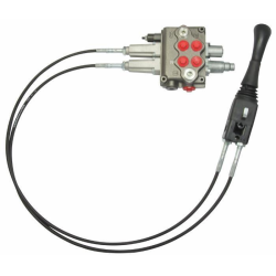 DISTRIBUTORE WALVOIL MODELLO SD11 A 2 LEVE 1ª DOPPIO EFFETTO 2ª DOPPIO EFFETTO FLOTTANTE 70 LITRI CON LEVA CLOCHE E CAVI L.1500