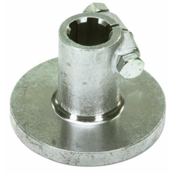 MOZZO SCANALATO PROFILO 1"3/8 CON FLANGIA