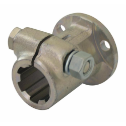 MOZZO SCANALATO 1"3/8 CON FLANGIA