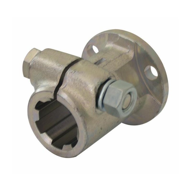 MOZZO SCANALATO 1"3/8 CON FLANGIA