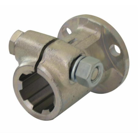 MOZZO SCANALATO 1"3/8 CON FLANGIA