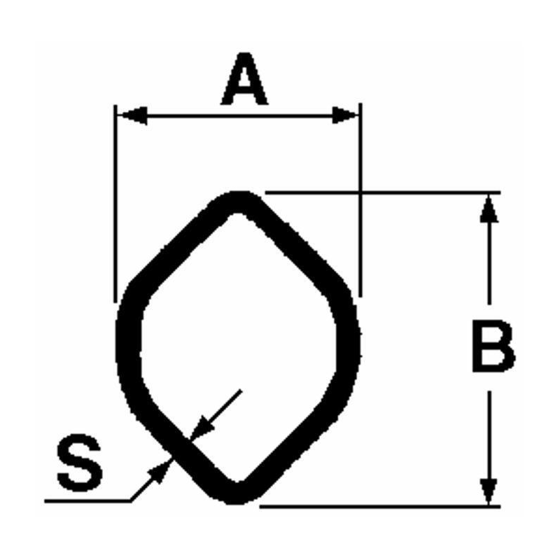TUBO CARDANICO ESTERNO ADATTABILE WALTERSCHEID SERIE 2300 LUNGHEZZA 3 MT