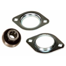 SUPPORTO A FLANGIA IN LAMIERA Ø30 SBPFL 206