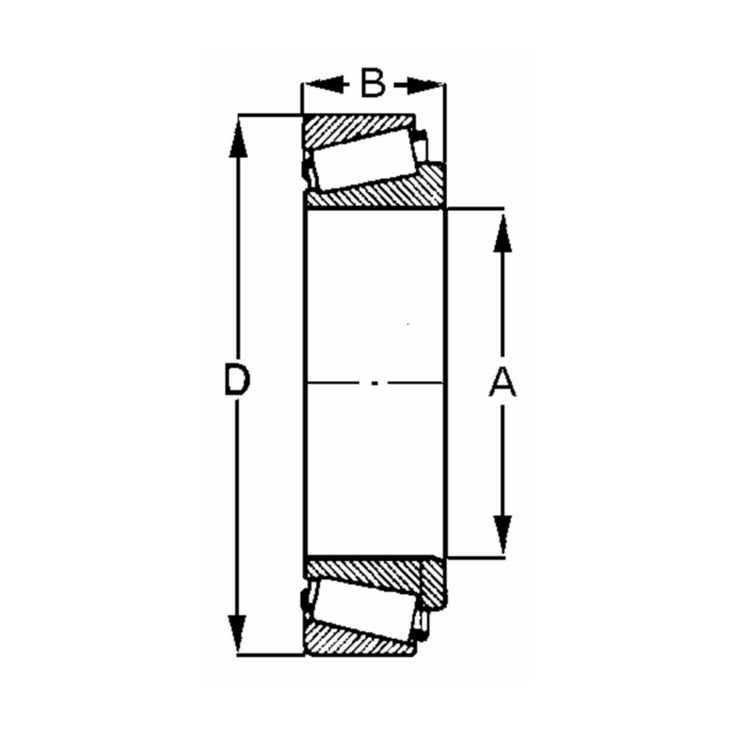 CUSCINETTO ADATTABILE A 32208