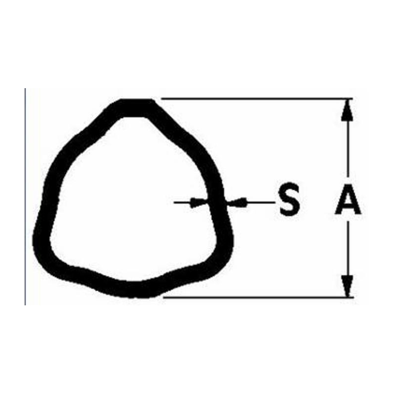 TUBO ESTERNO LUNGHEZZA 3000 MM RILSAN PER CARDANO OMOCINETICO CATEGORIA 4