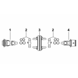 FORCELLA OMOCINETICA CATEGORIA 2 PER TUBO INTERNO 23.8X61.3-22X80.5