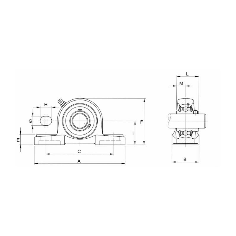 SUPPORTO DRITTO UCP 205 SMART