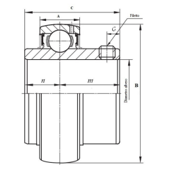 CUSCINETTO UC 209 SMART