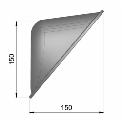 CONTROCUFFIA MEZZO TRONCO A 45°