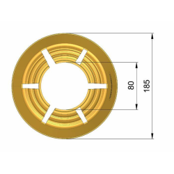 CALOTTA CONICA ATTACCO A FASCETTA