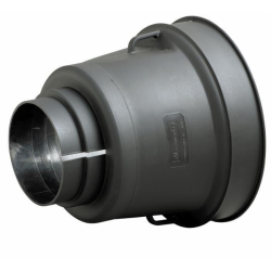 CONTROCUFFIA PLASTICA ø200 CON COLLARE