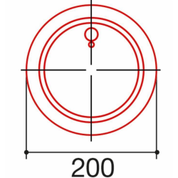 COPERCHIO PER CONTROCUFFIE ø208