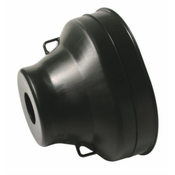 CONTROCUFFIA OVALE PLASTICA ø310X265 LUNGHEZZA 187 MM