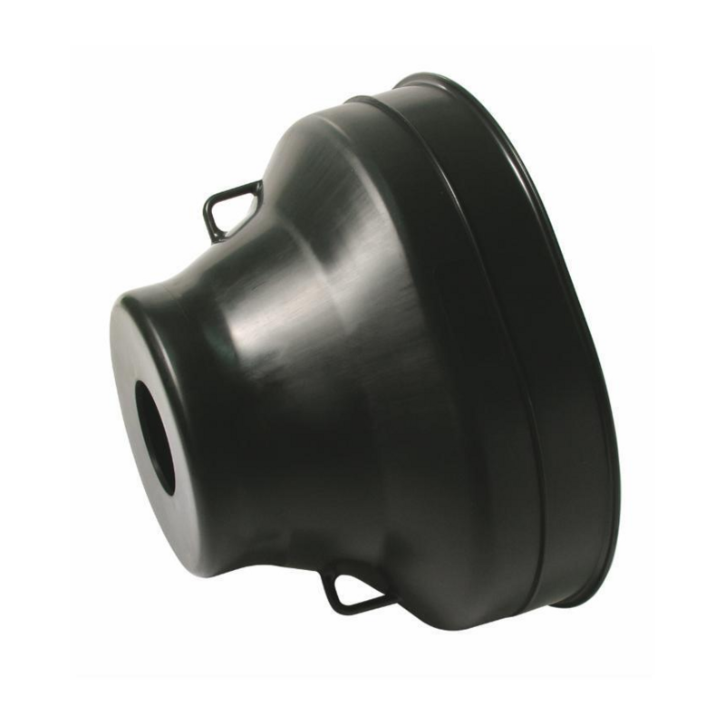 CONTROCUFFIA OVALE PLASTICA ø310X265 LUNGHEZZA 187 MM