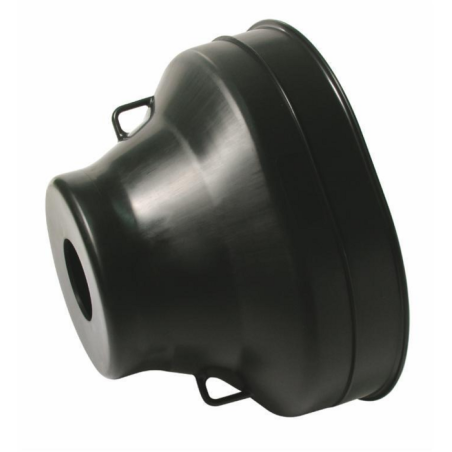 CONTROCUFFIA OVALE PLASTICA ø310X265 LUNGHEZZA 187 MM