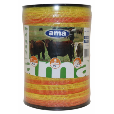 BANDA FIBRA ACCIAIO 20MM, LUNGHEZZA 200MT