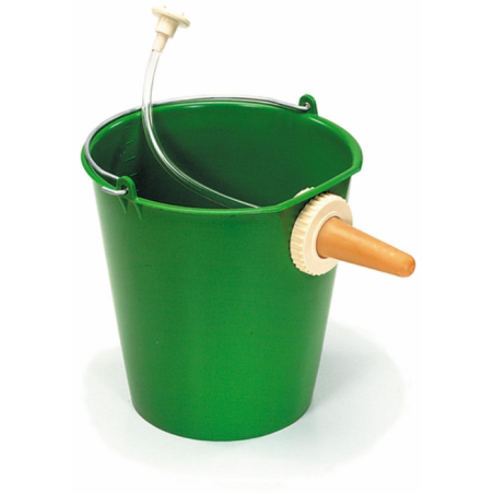 SECCHIO DA 10 LITRI COMPLETO CON POPPATOIO