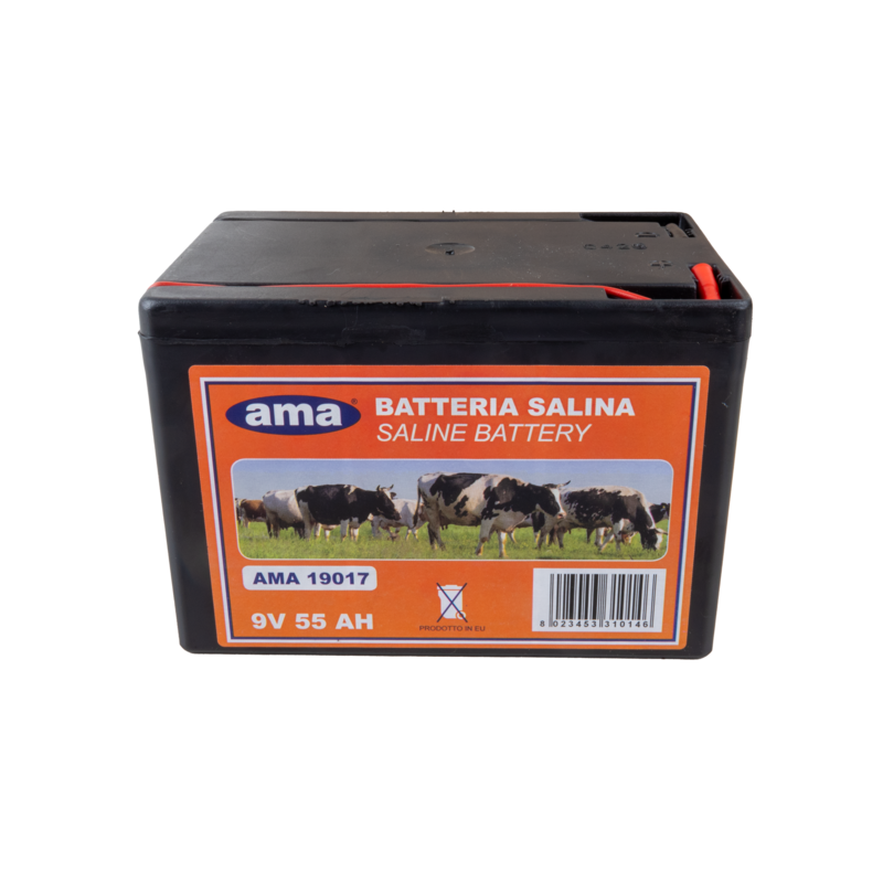PILA PER RECINTI 9 V, 55 AH