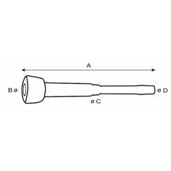 GUAINA PER MUNGITRICE ADATTABILE DE LAVAL 300x23mm