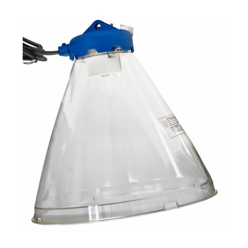 RIFLETTORE POLICARBONATO TRASPARENTE Ø 270MM